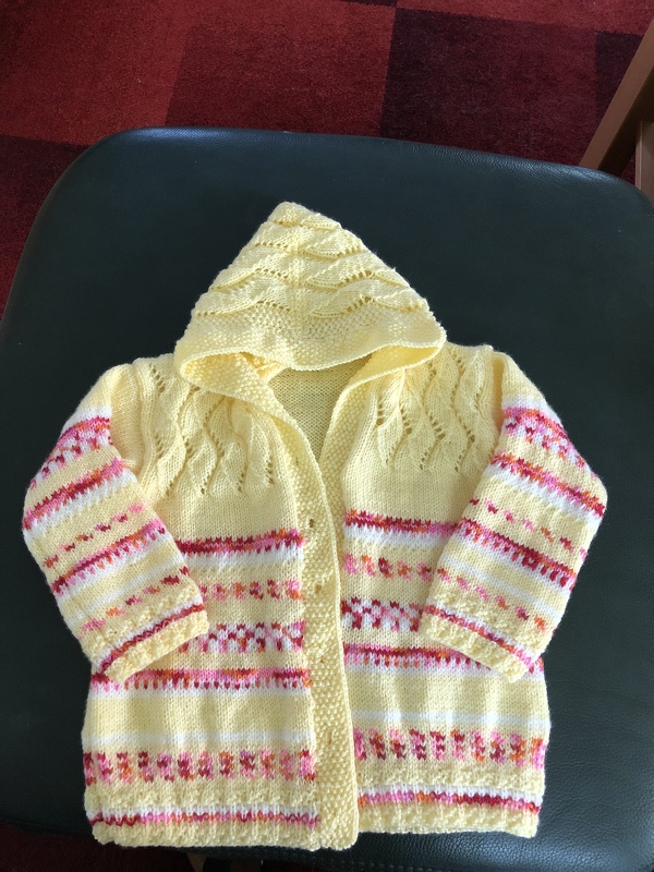 Strickanleitung_    Kapuzenjacke Gr. 62-92