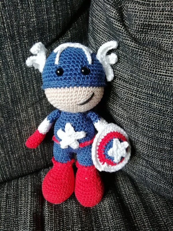 Häkelanleitung: CaptainAmerica