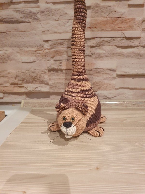 Häkelanleitung Türstopper Katze