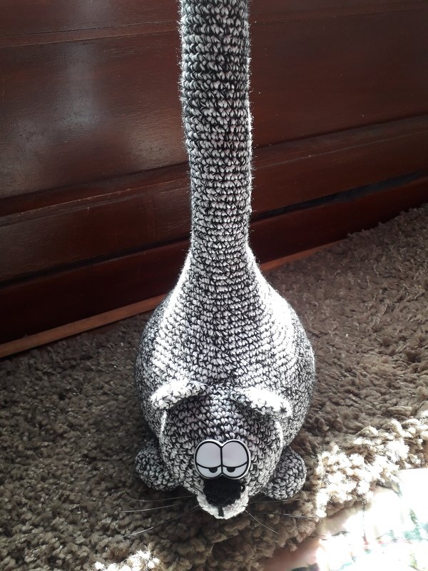 Häkelanleitung Türstopper Katze