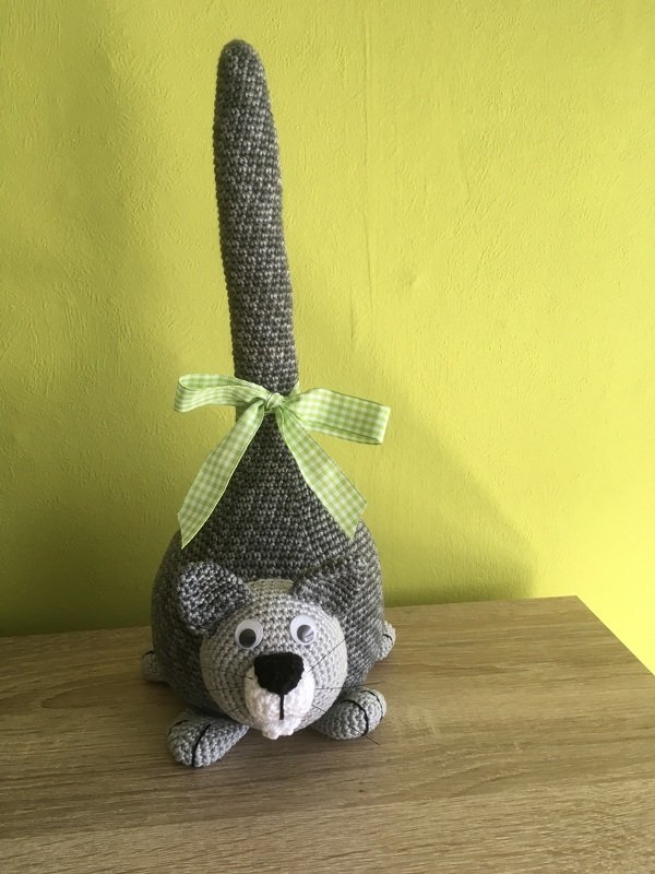 Häkelanleitung Türstopper Katze