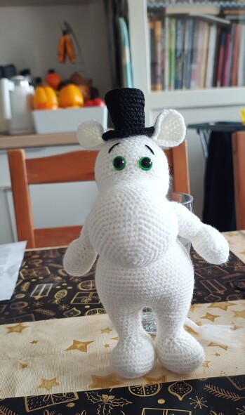 Sehr schöne Anleitung,hat Spaß gemacht, bestimmt bekommt der Herr Mumin auch noch seine Frau dazu.. 😊