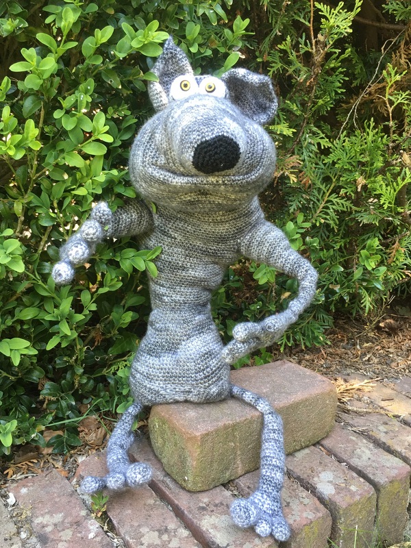 192 Crochet Pattern - Arnold the Wolf - Amigurumi toy PDF file by Pertseva CP