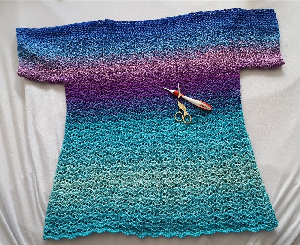 Häkelshirt SOFT WAVE (Gr. S/M, L/XL)