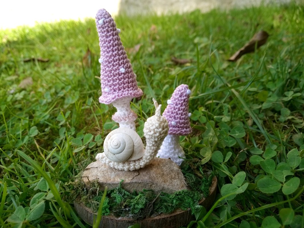 Sparset 9 tlg Mini Pilze Fliegenpilz Steinpilz lange Pilze Schnecken Herbst