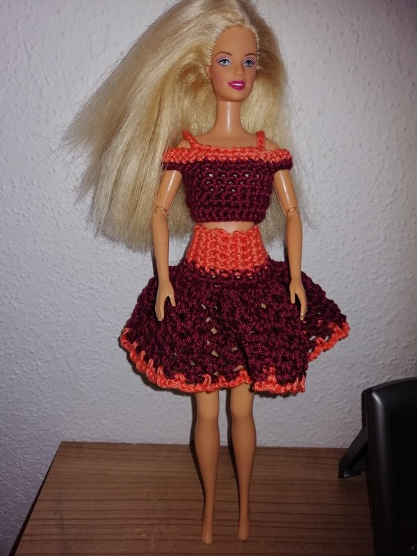 Spar-Set: 7 Häkelanleitungen Frische Sommermode für kleine Puppen