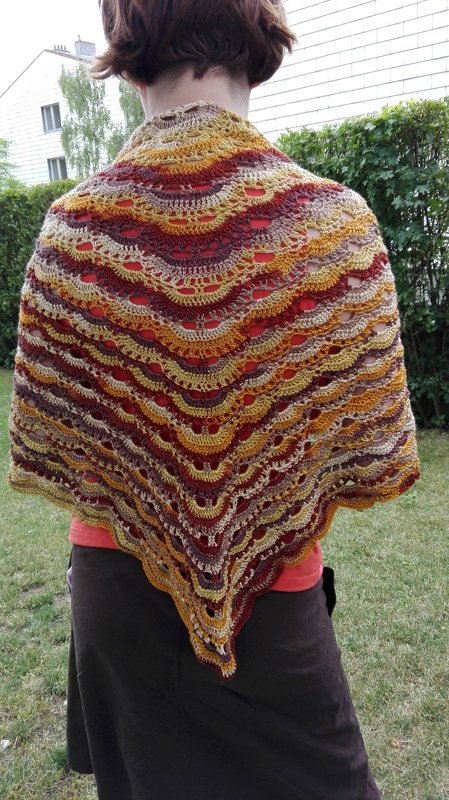 Tuch Sommervirus häkeln