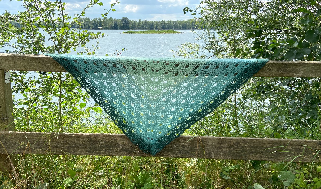 Tuch Sommervirus häkeln