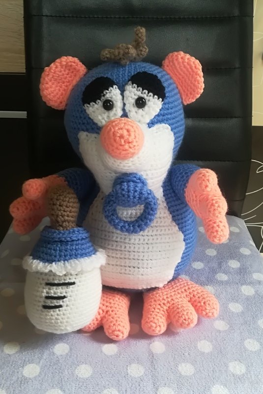 Erdnuckel Baby - Häkelanleitung von Diana´s kleiner Häkelshop