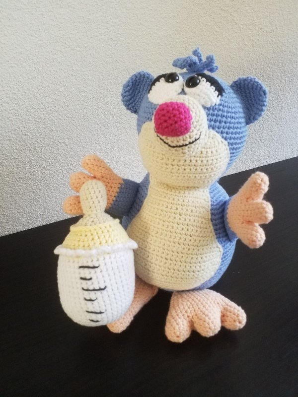 Erdnuckel Baby - Häkelanleitung von Diana´s kleiner Häkelshop