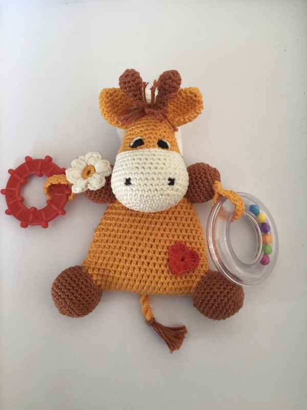 Crinkle toy little giraffe