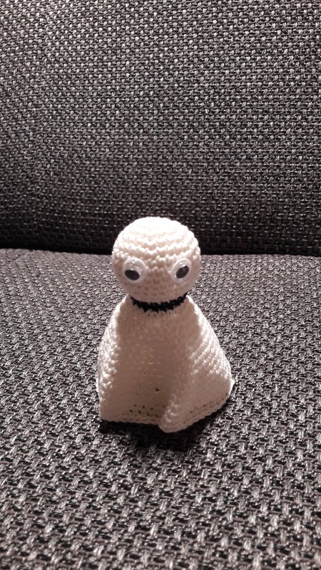 Kleines Gespenst häkeln, Häkelanleitung