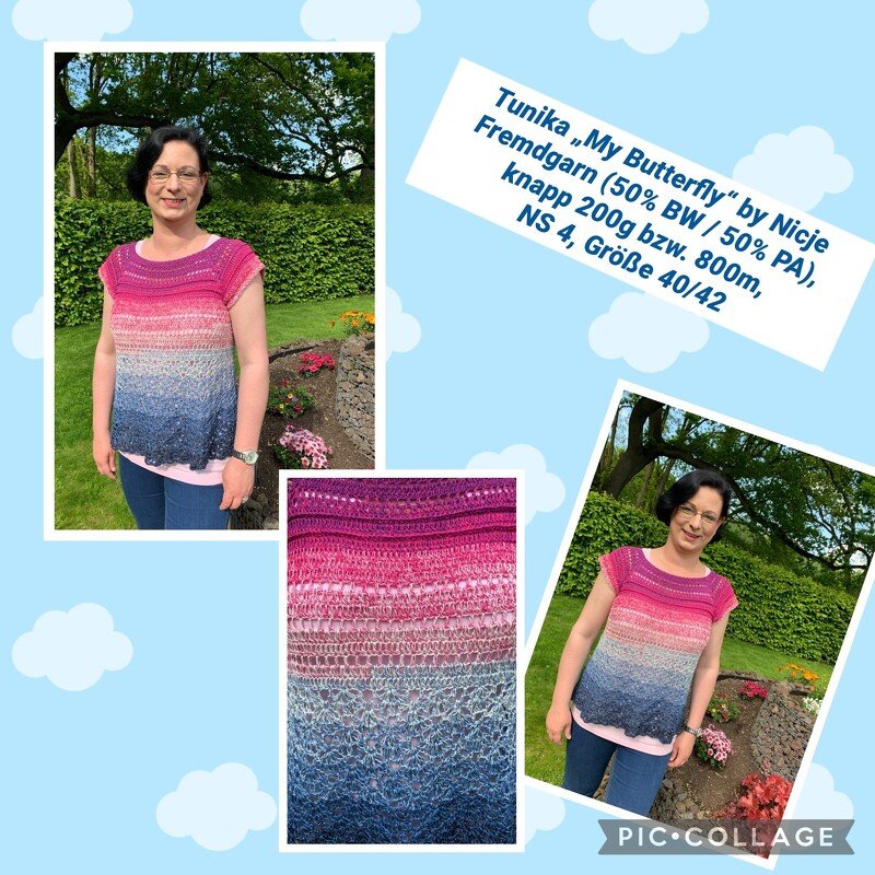 Häkelanleitung Tunika "My Butterfly"
