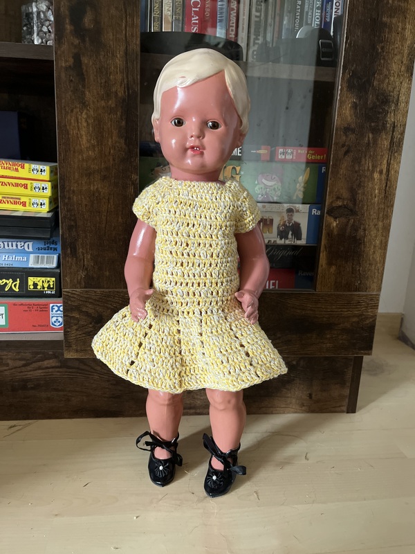 Crochet pattern Dolloutfit "Dear Hannah" (for 18 inch / 45-50 cm dolls )