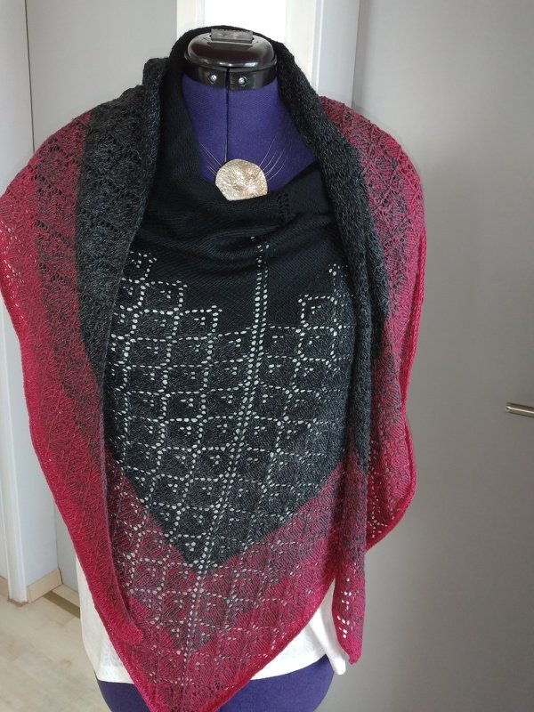 Anleitung Lace-Dreieckstuch "Penna"