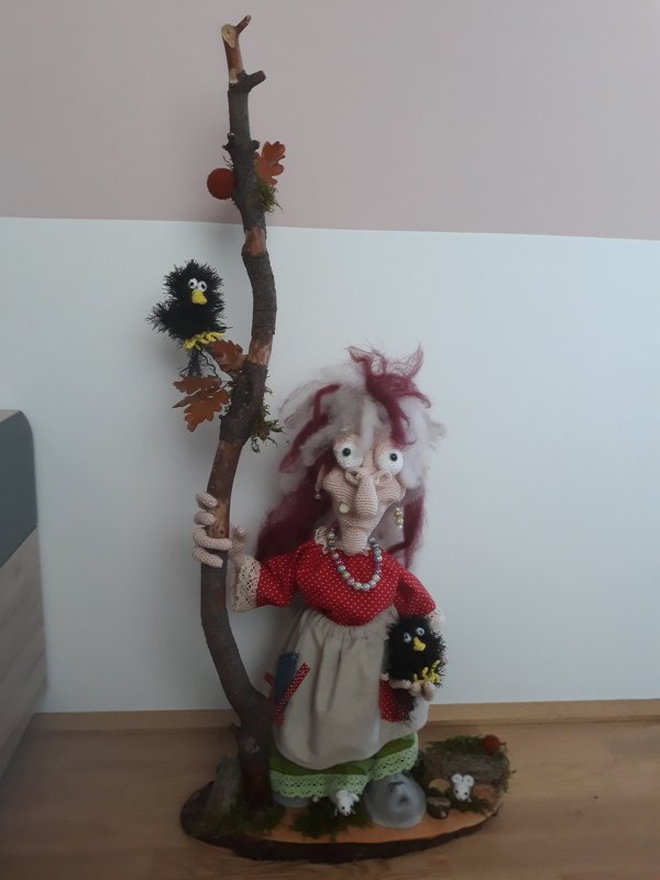 081DE Häkel- und Nähanleitung Zauberhexe - Amigurumi PDF Astashova CP