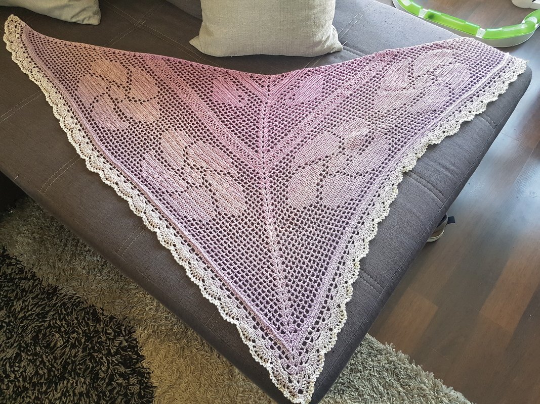 Motivtuch &quot;Lanea&quot;, Häkelanleitung