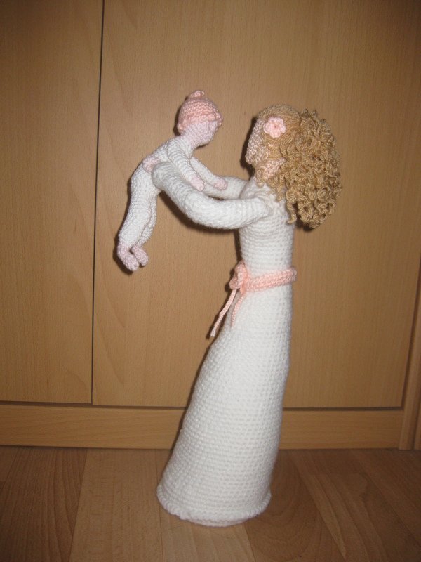 Muttertag - Mama Kind Häkelanleitung Amigurumi