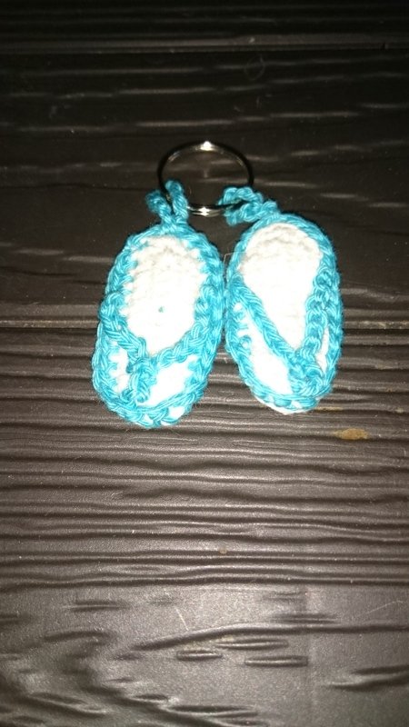 Flip Flop Anhänger - Zeit für den Sommer!!!  Häkelanleitung