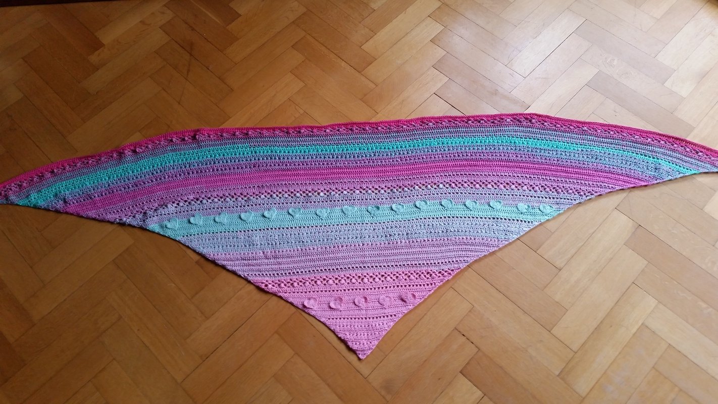 Häkeltuch "Amore Mio"