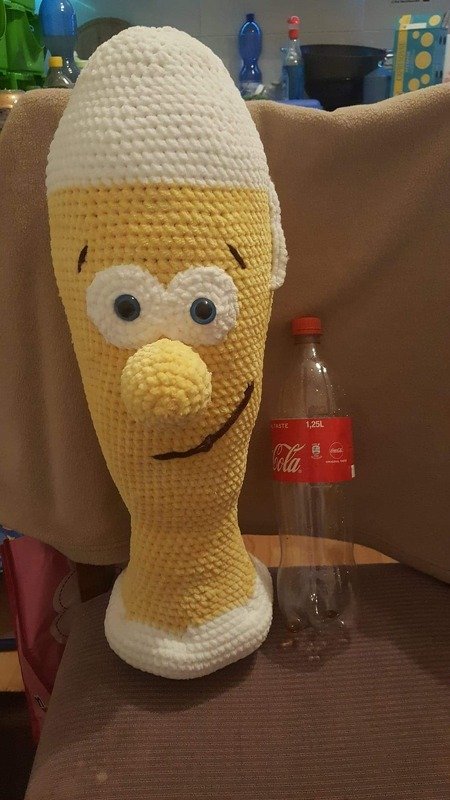 Häkelanleitung &quot;Paul, das lustige Weizen-Bier-Glas