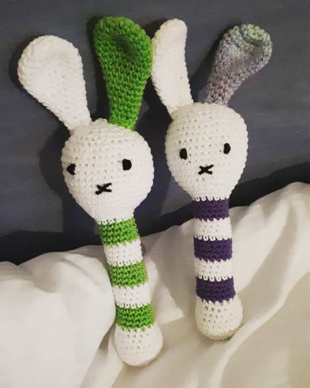 Crochet Pattern Stick Rattle "Fritz"