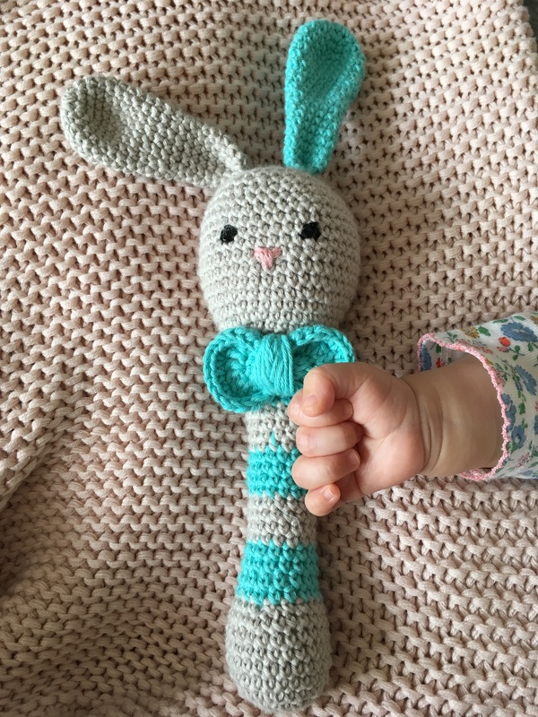 Crochet Pattern Stick Rattle &quot;Fritz&quot;