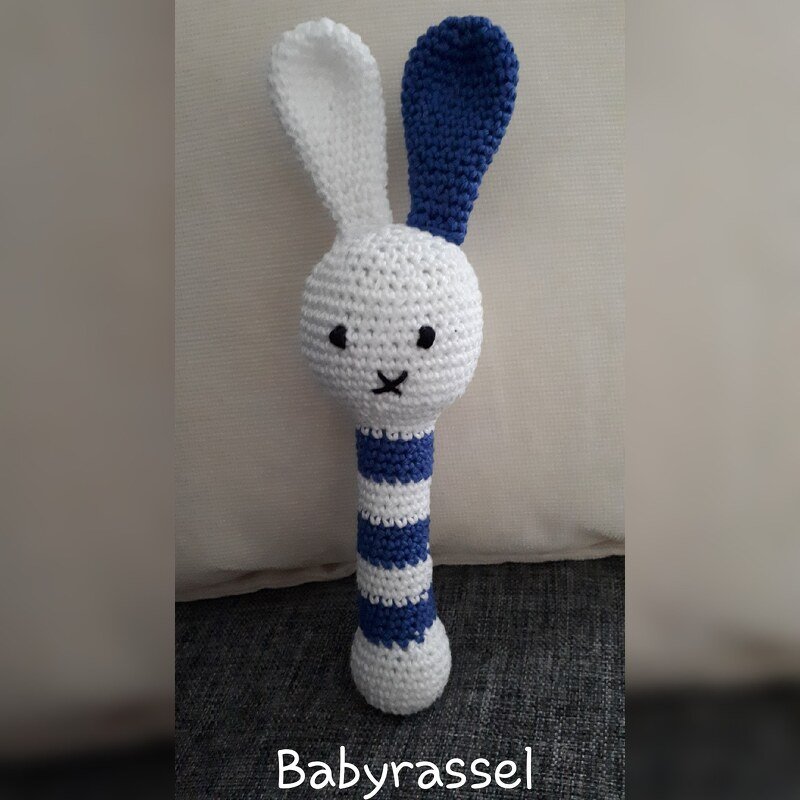 Crochet Pattern Stick Rattle &quot;Fritz&quot;