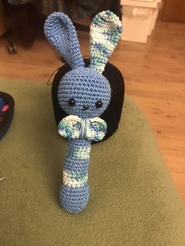 Crochet Pattern Stick Rattle &quot;Fritz&quot;