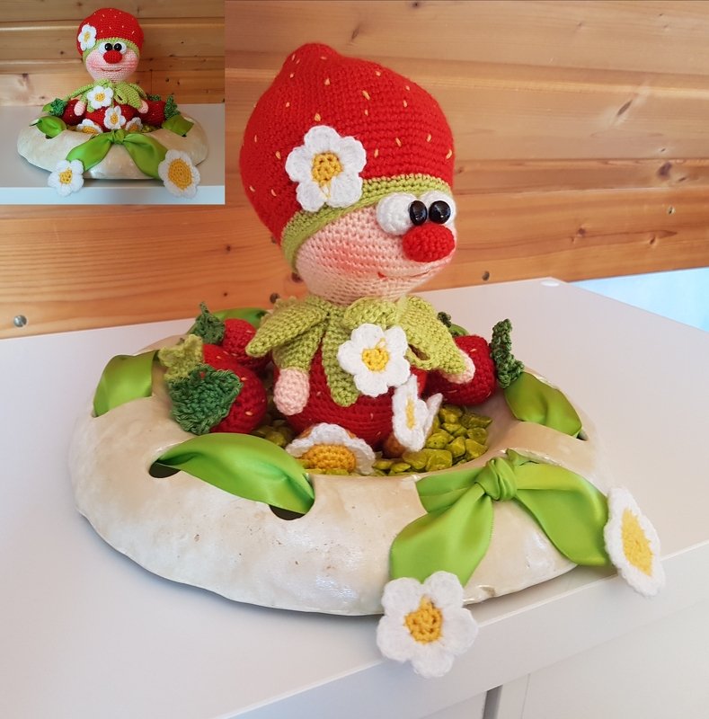 Häkelanleitung Erdbeerchen, Amigurumi
