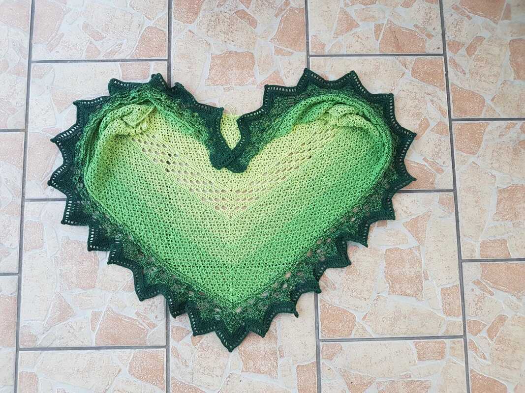 Häkelanleitung Dreieckstuch &quot;Mystic Candy&quot;