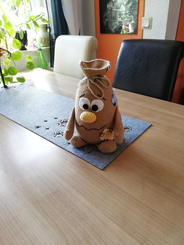 Häkelanleitung Türstopper Alter Sack Micha