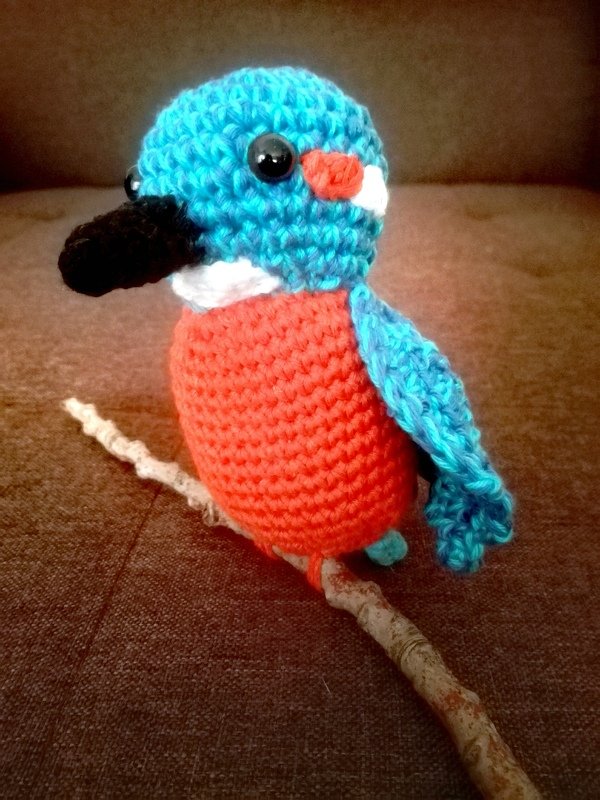 Häkelanleitung Eisvogel