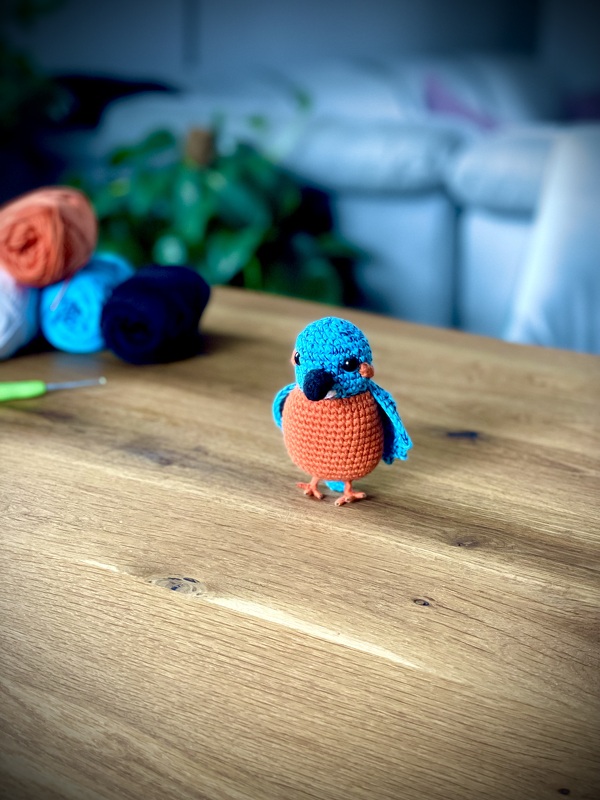 Häkelanleitung Eisvogel