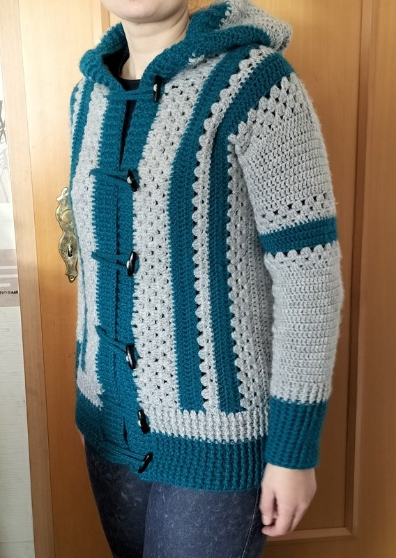 115 Häkelanleitung Häkeljacke Hippie