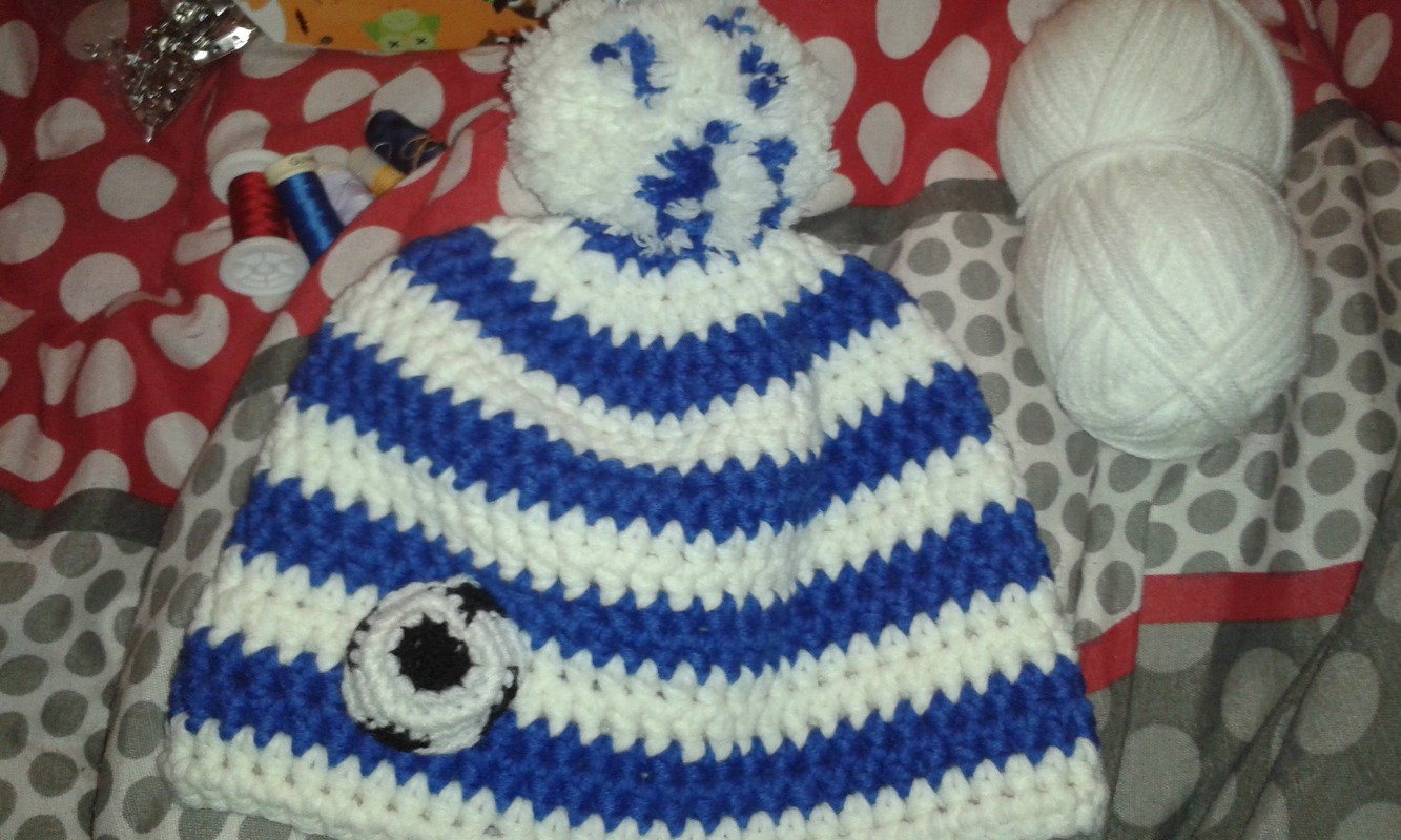 Fussball Applikation | Kostenlose Häkelanleitung