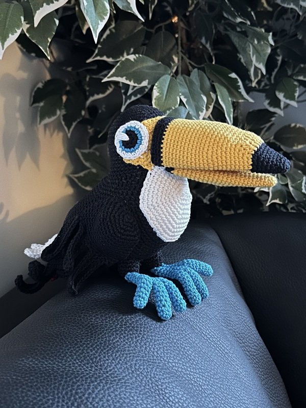 Toucy der Tukan Häkelanleitung