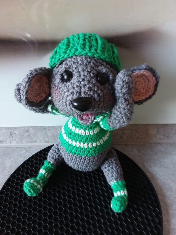 Häkelanleitung Amigurumi / Maus-Junge Joey