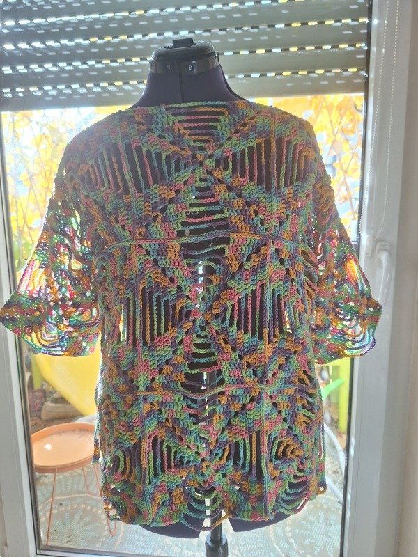 Shirt Fête BLANCHE in Oversizelook (Gr. S/M, L/XL)