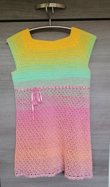 - LIANA - Tunika Babydoll, schnell und einfach alle Größen, ab 74 - 56 Damengröße häkeln, RVO Raglan, leicht anzupassen