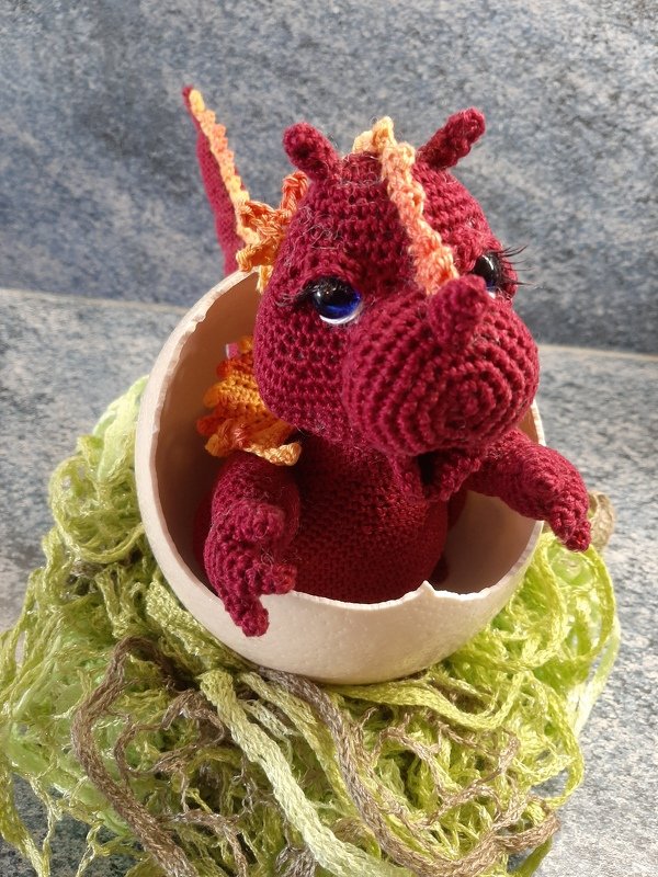 Häkelanleitung Drachenbaby &quot;Sakura-Star&quot;