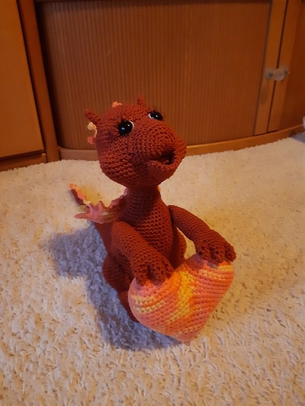 Häkelanleitung Drachenbaby &quot;Sakura-Star&quot;