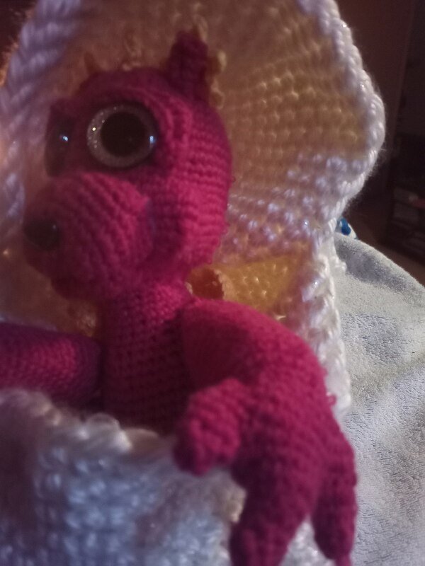 Häkelanleitung Drachenbaby &quot;Sakura-Star&quot;