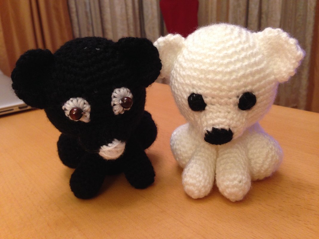 Häkelanleitung Eisbär Lina