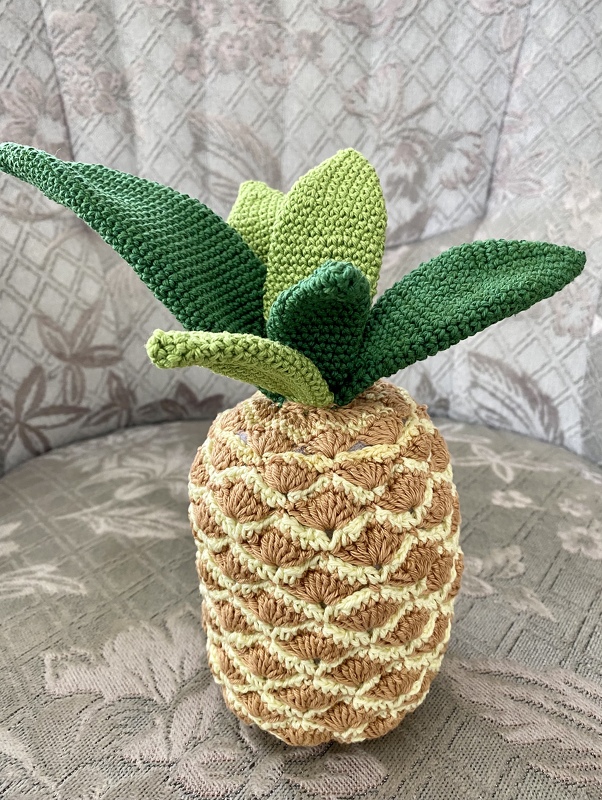 PDF Häkelanleitung Obst Ananas