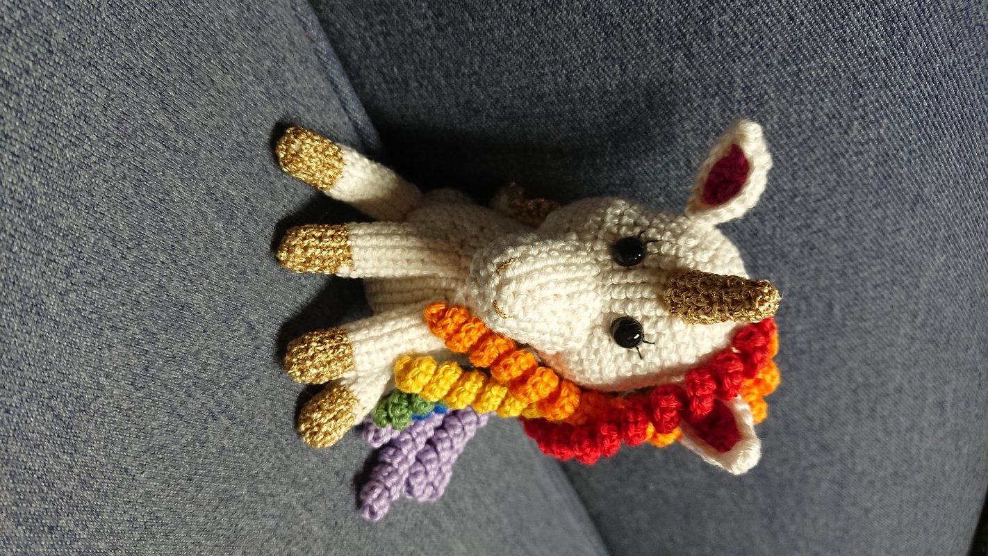 Häkelanleitung Glücksbringer kleines Einhorn &quot;Twilight&quot;