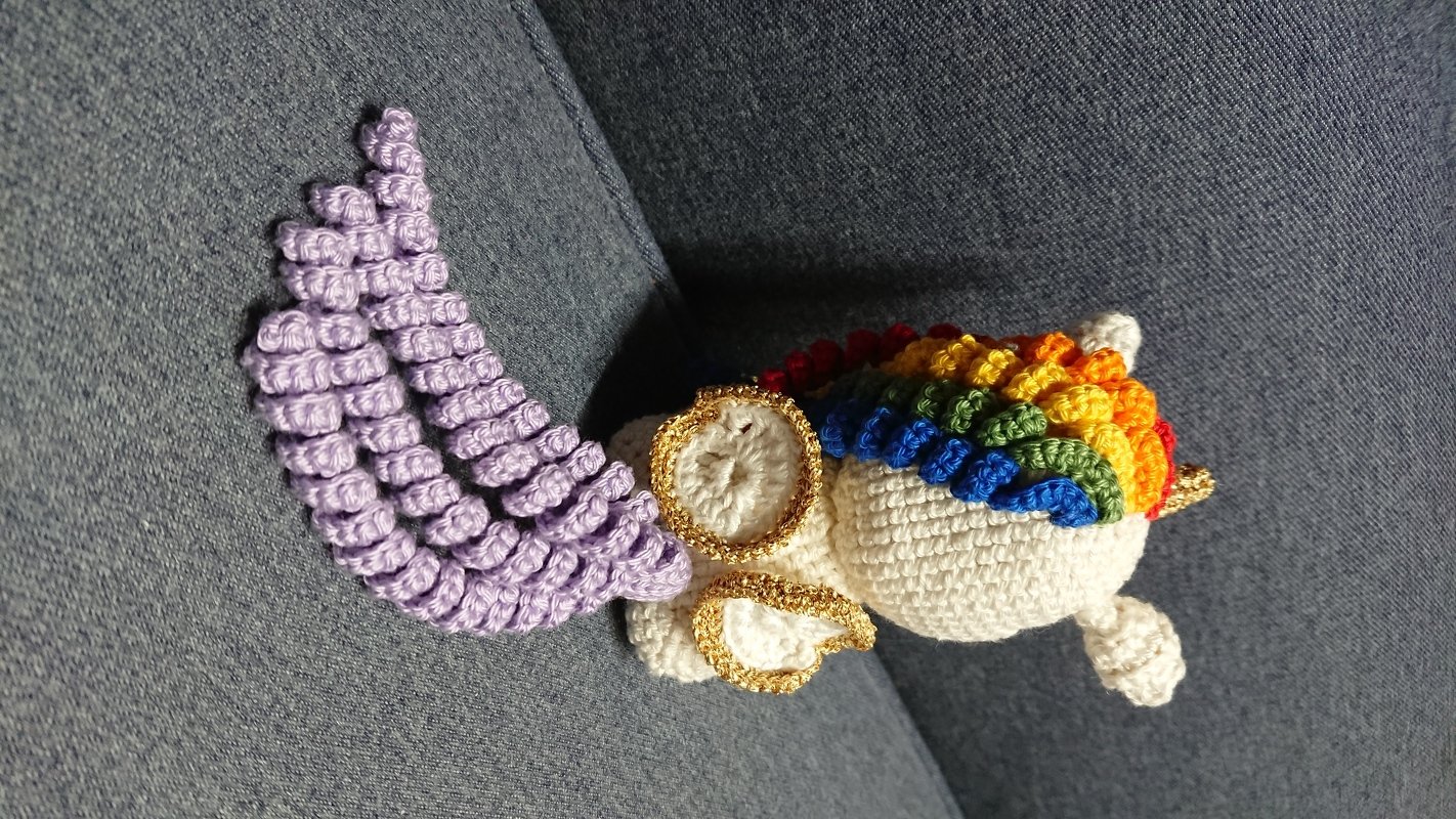 Häkelanleitung Glücksbringer kleines Einhorn &quot;Twilight&quot;