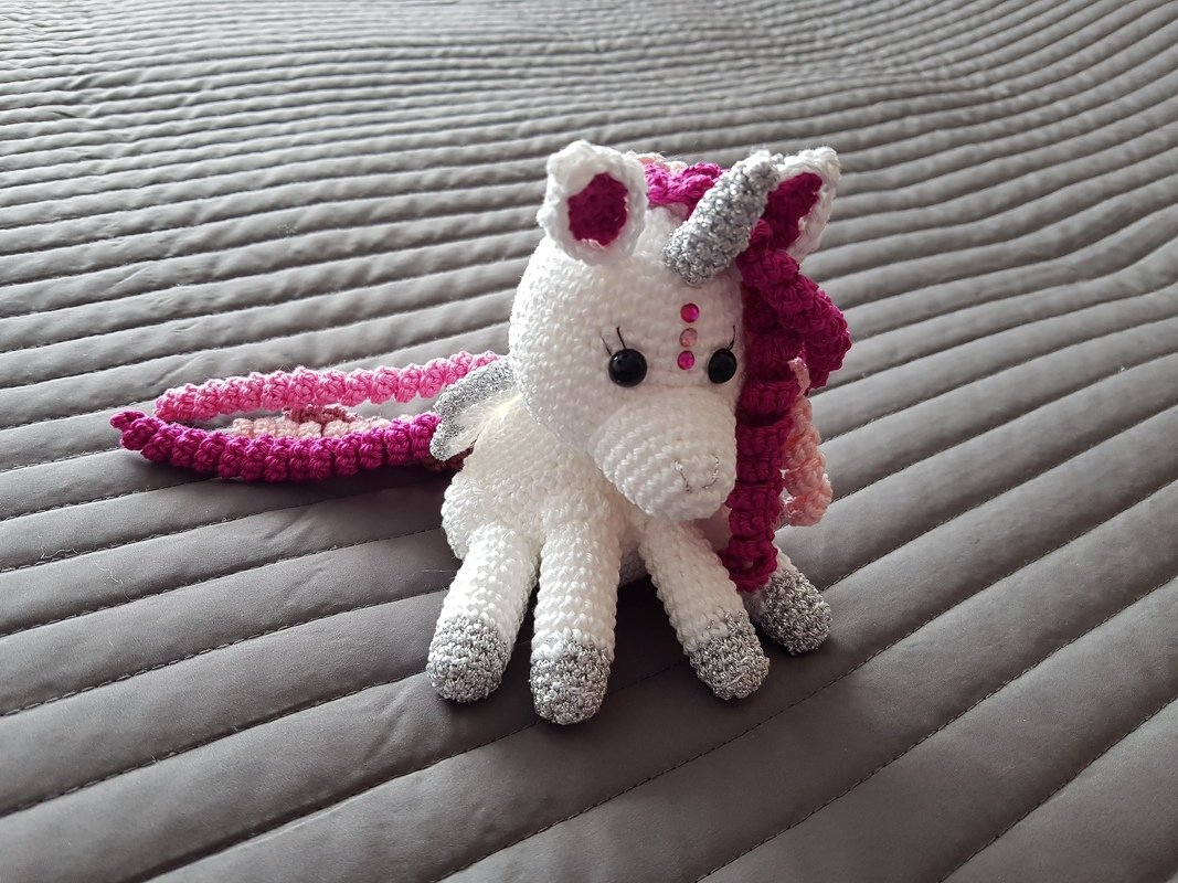 Häkelanleitung Glücksbringer kleines Einhorn &quot;Twilight&quot;