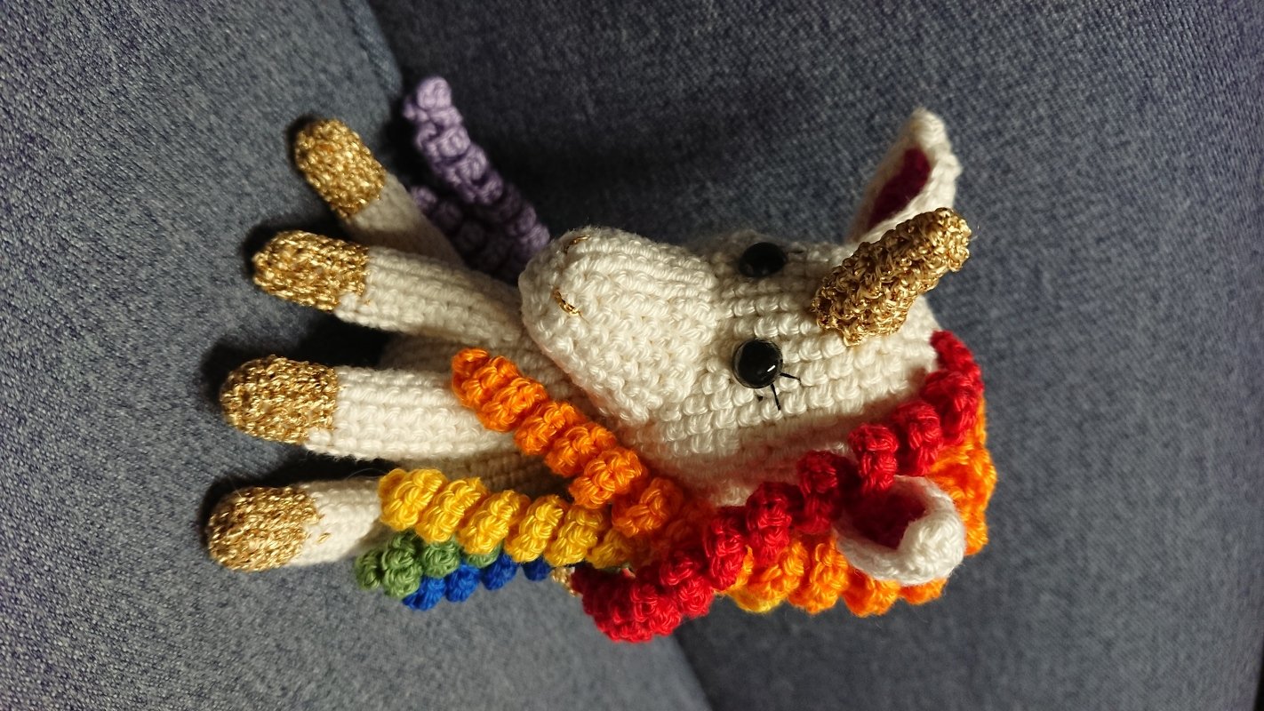 Häkelanleitung Glücksbringer kleines Einhorn &quot;Twilight&quot;