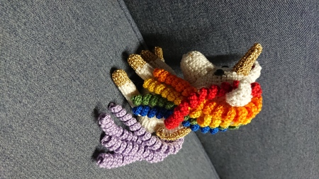 Häkelanleitung Glücksbringer kleines Einhorn "Twilight"